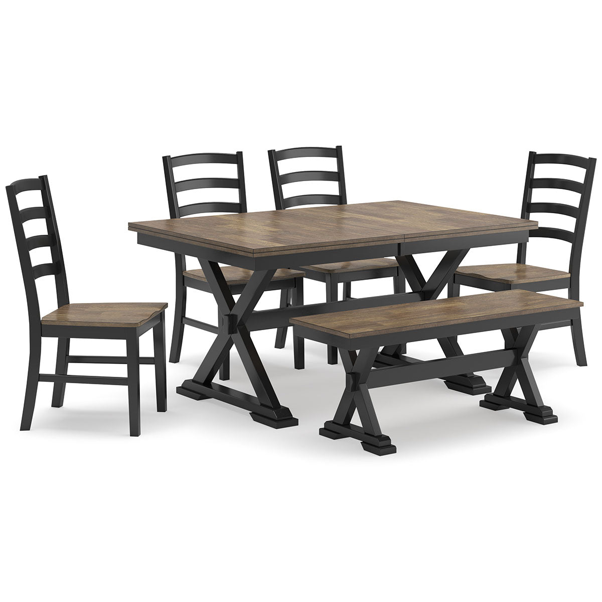 WILDENAUER 6PC DINING W/BENCH