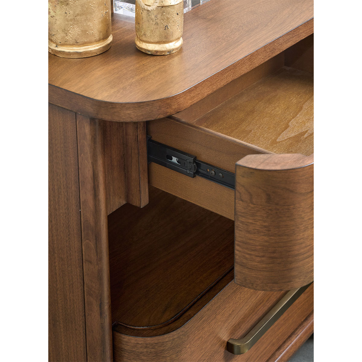 Delia Two Drawer Nightstand