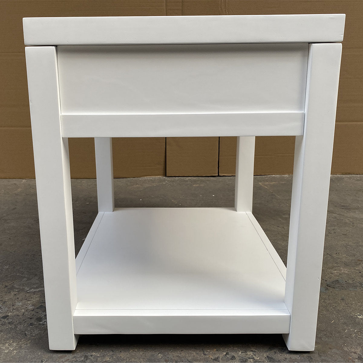 ROSALIE WHITE END TABLE