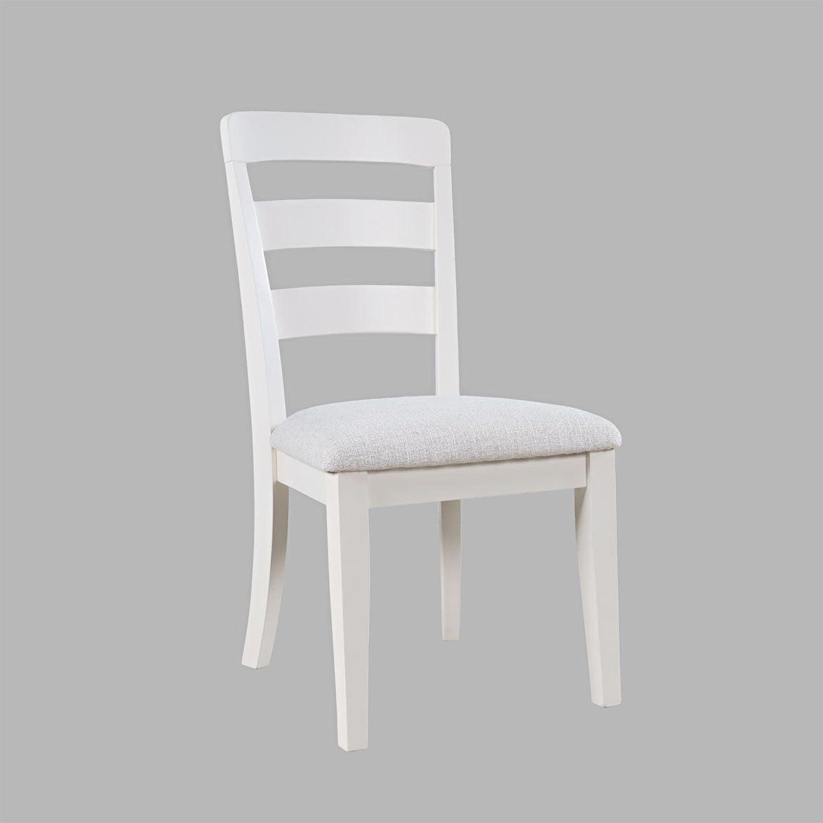 WESTPORT WHITE LADDER BACK CHAIR
