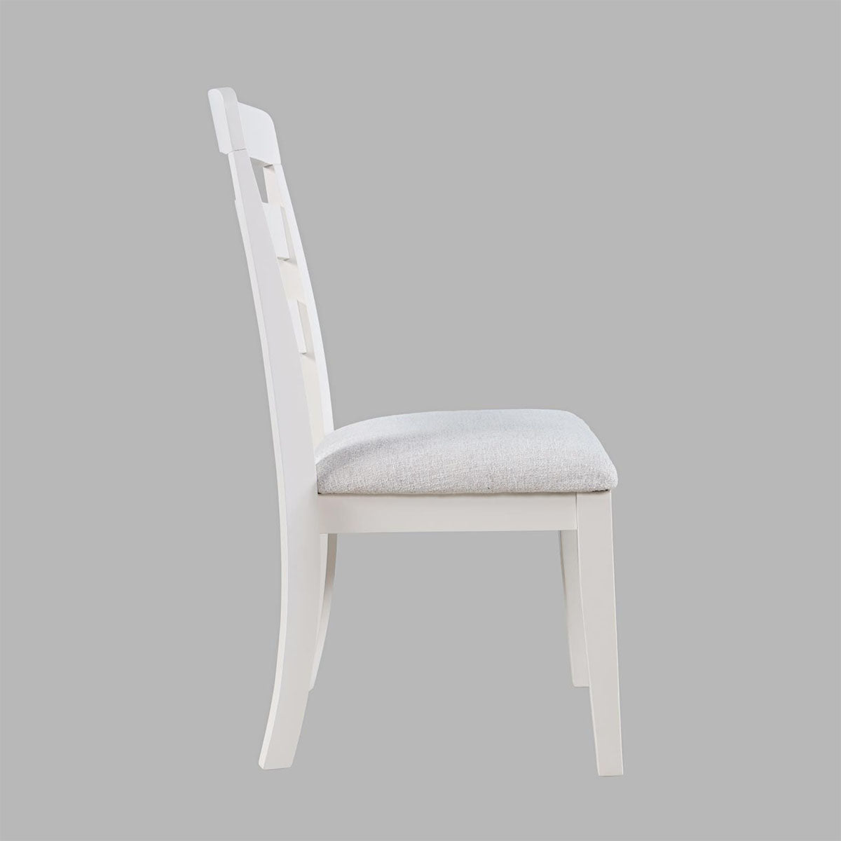 WESTPORT WHITE LADDER BACK CHAIR