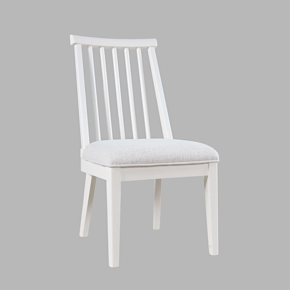 WESTPORT WHITE DOWEL BACK CHAIR