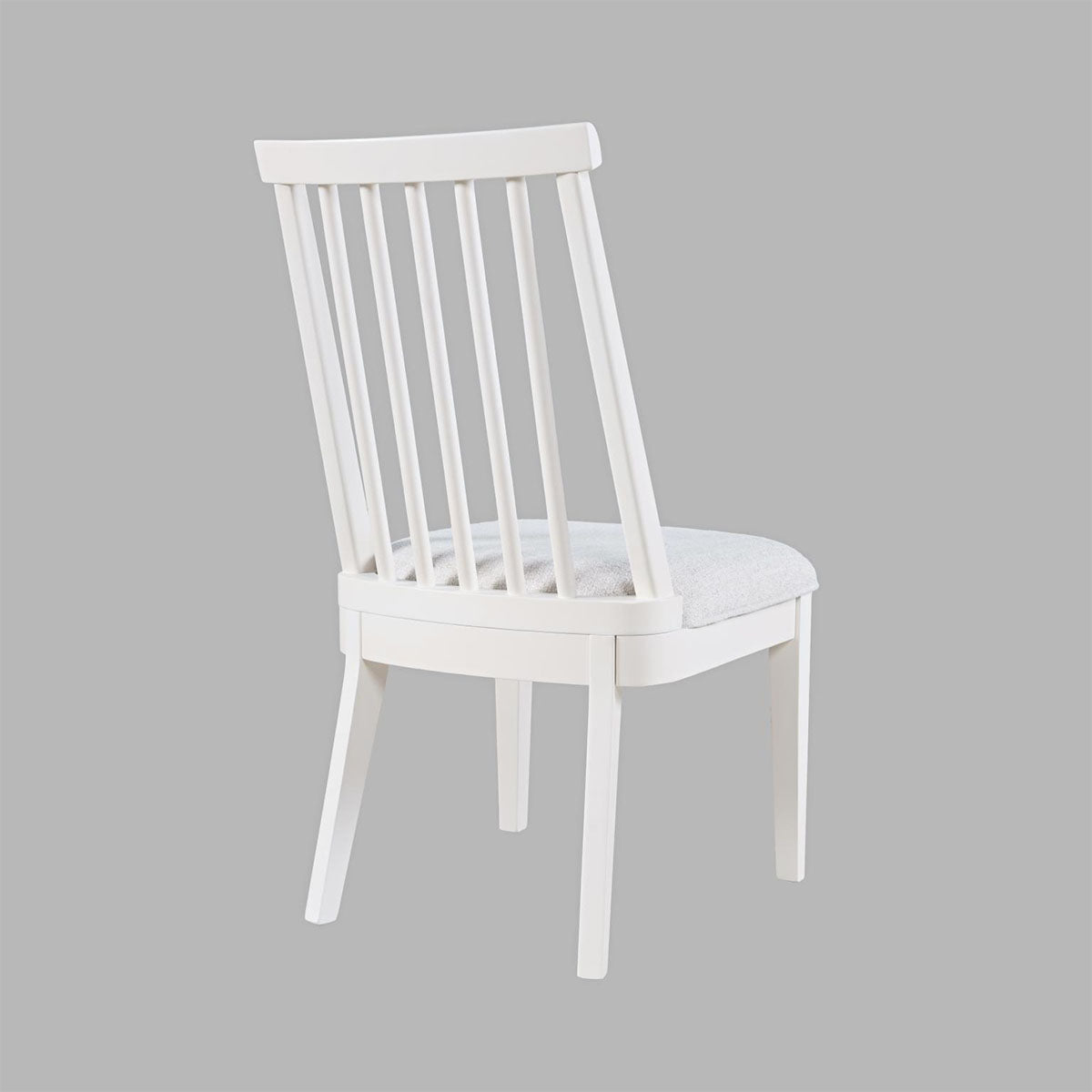 WESTPORT WHITE DOWEL BACK CHAIR
