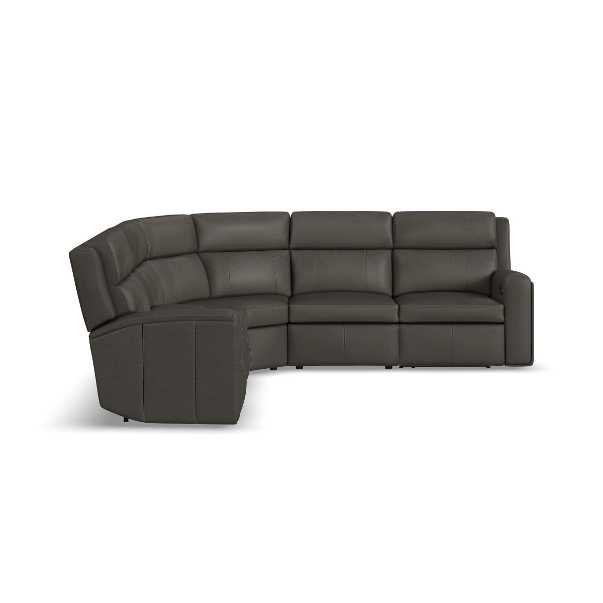 WYATT GUNMETAL 6 PIECE SECTIONAL