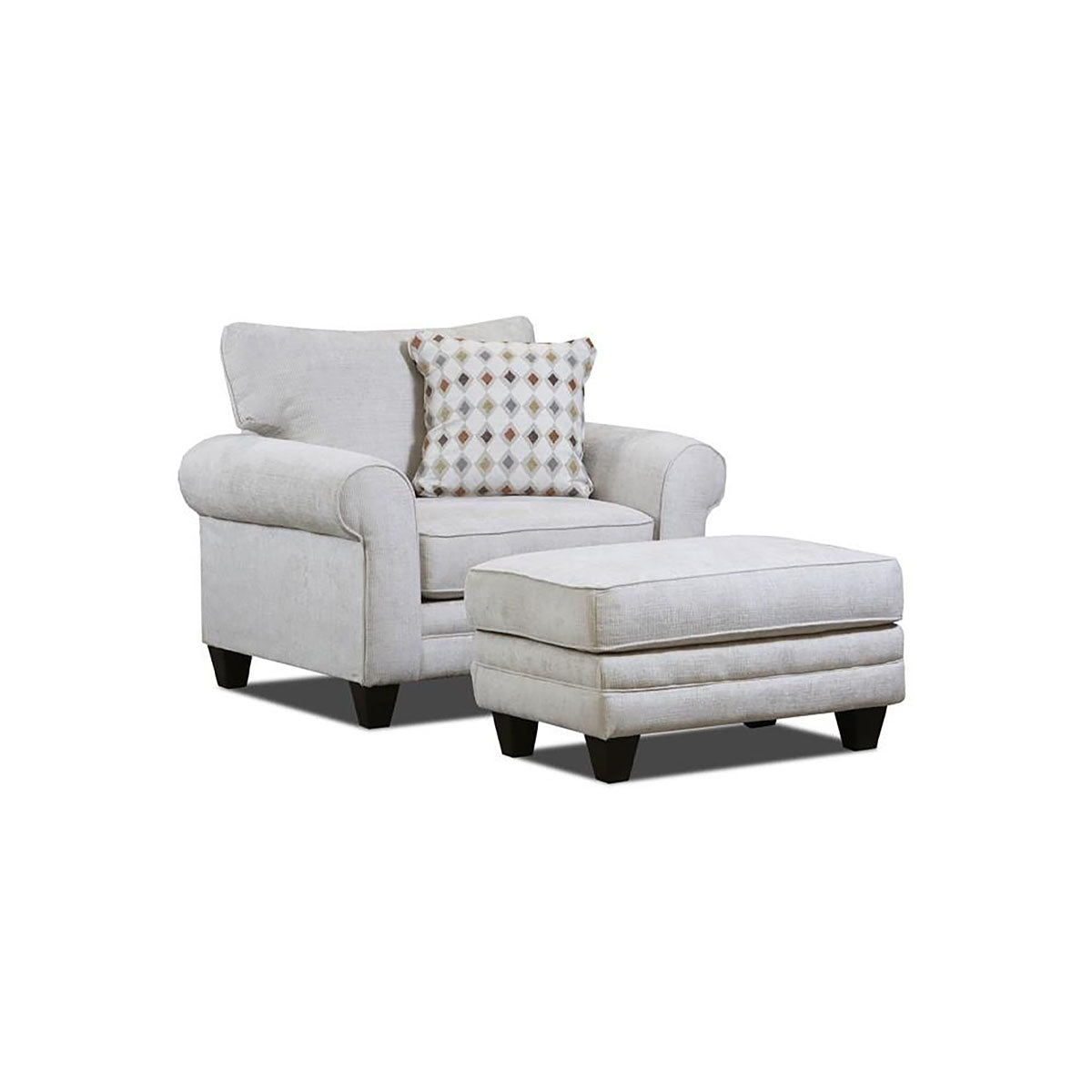 SUNSET MATCHING OTTOMAN