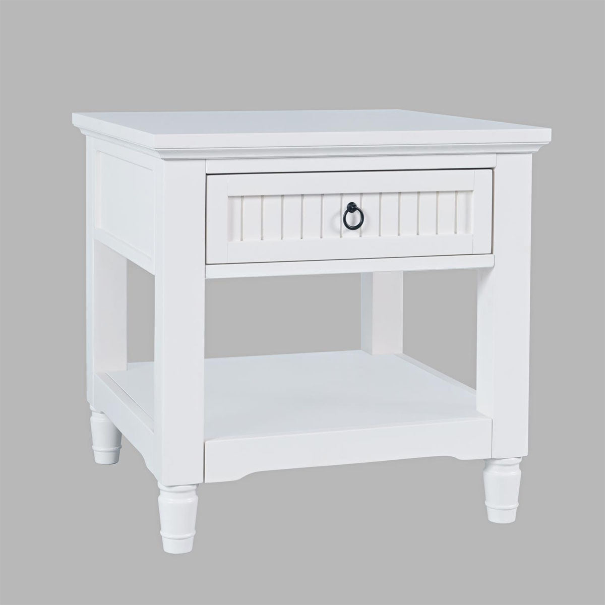 WESTPORT WHITE END TABLE