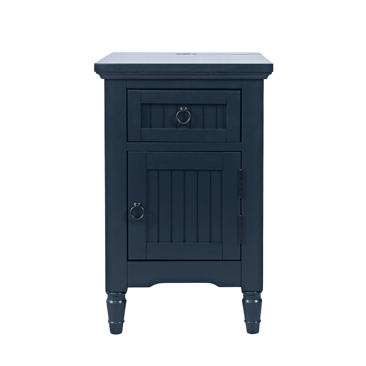 WESTPORT POWER CHAIRSIDE NAVY TABLE