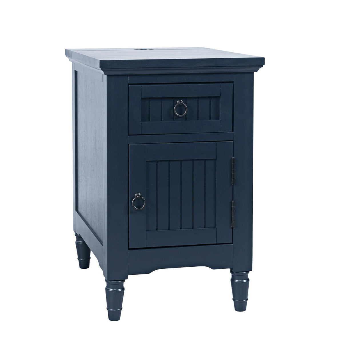 WESTPORT POWER CHAIRSIDE NAVY TABLE