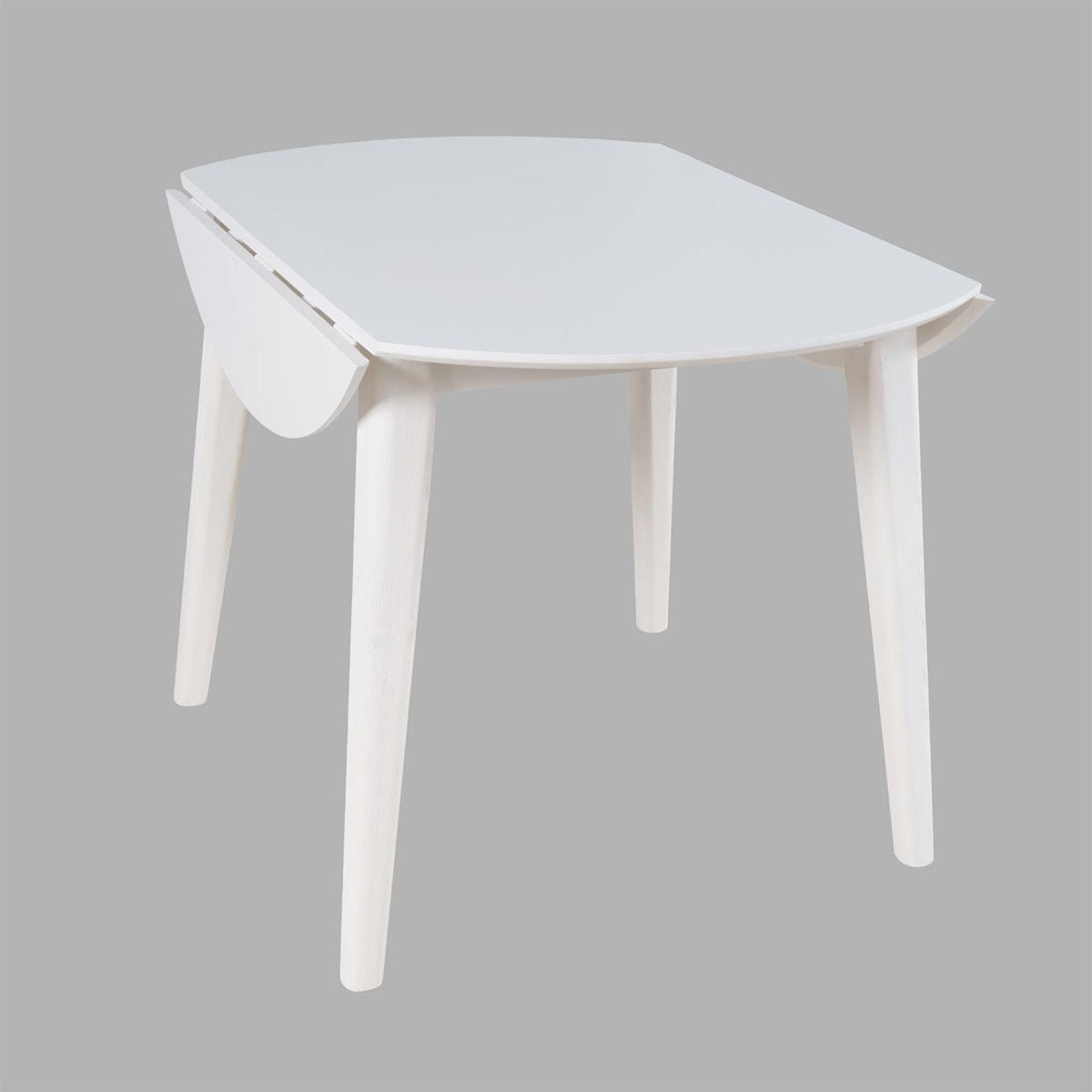 PERCY WHITE DROP LEAF TABLE