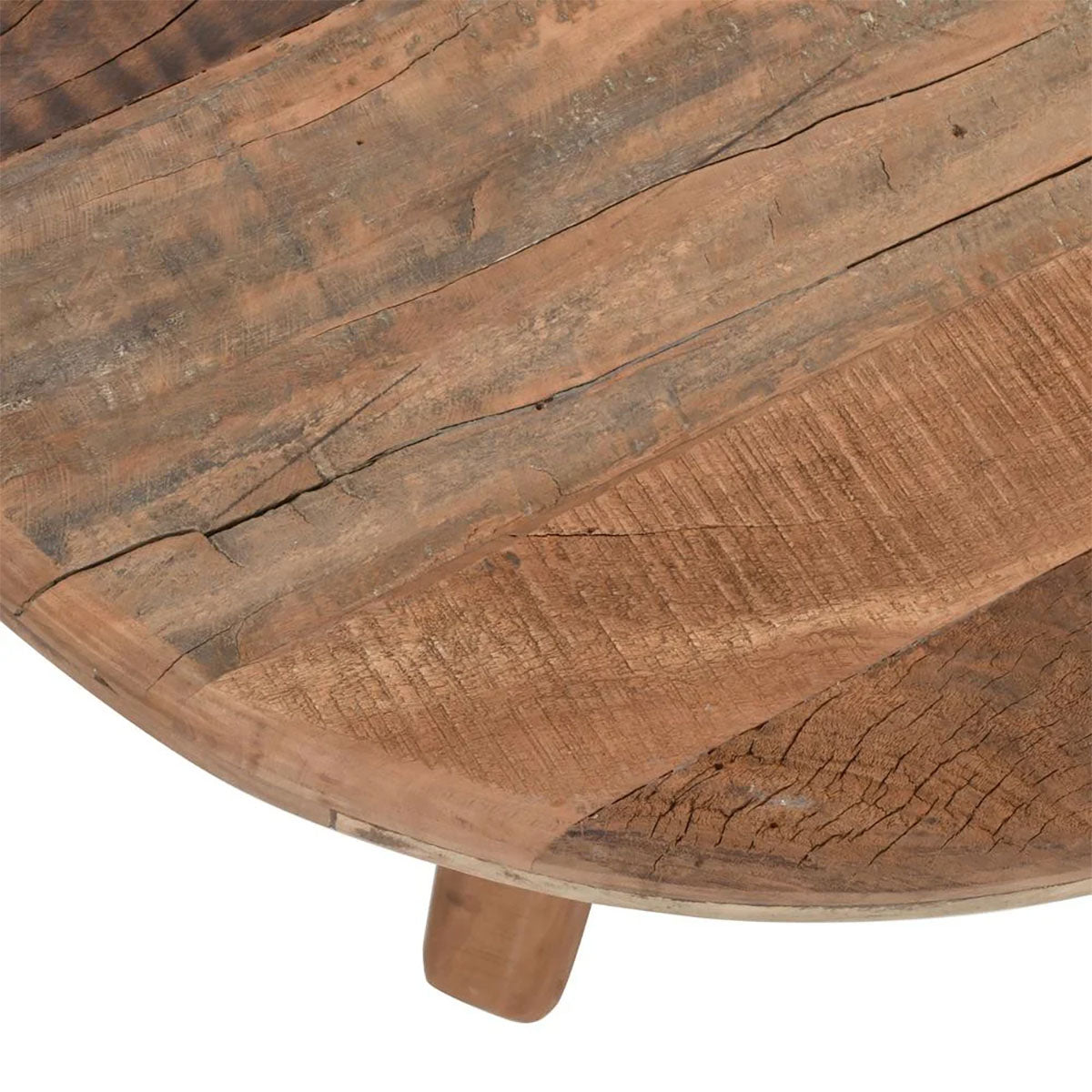 SMALL ROUND RECLAIMED COFFEE TABLE