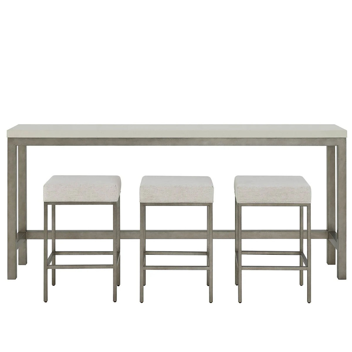 OASIS CONSOLE W/ STOOLS