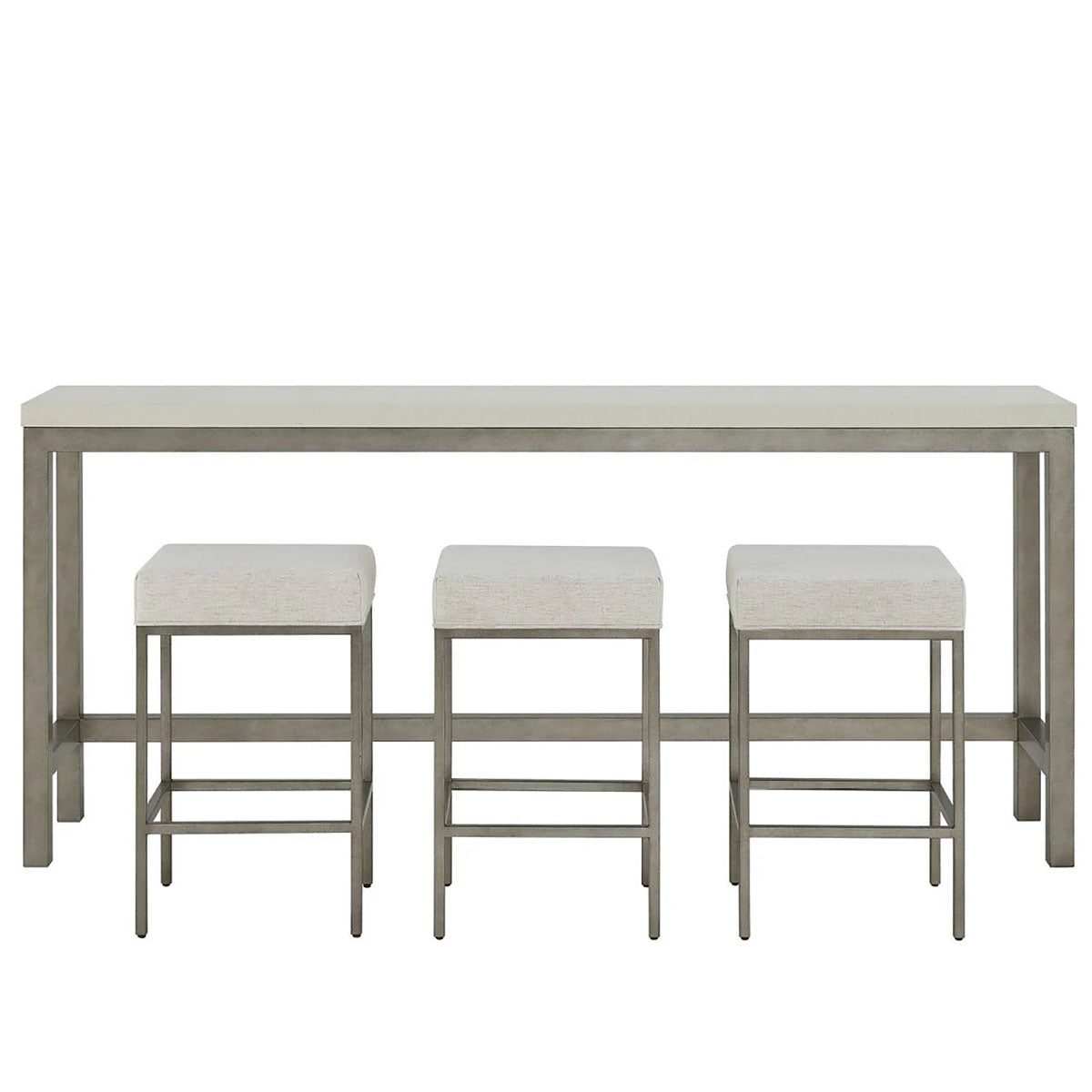 OASIS CONSOLE W/ STOOLS