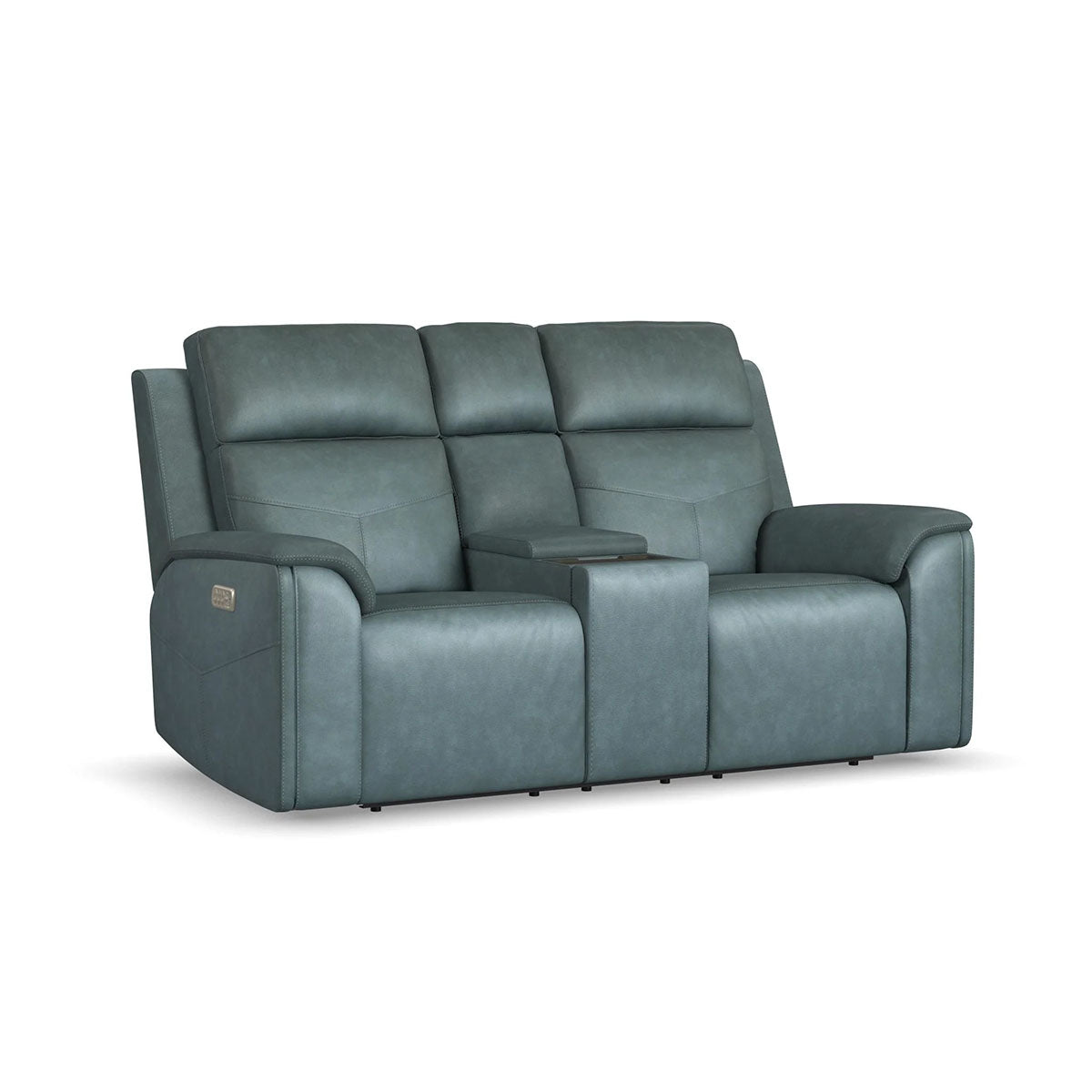 VERNON ADMIRAL LOVESEAT W/ CONSOLE, POWER RECLINING, HEADREST, LUMBAR, HEAT & MASSAGE
