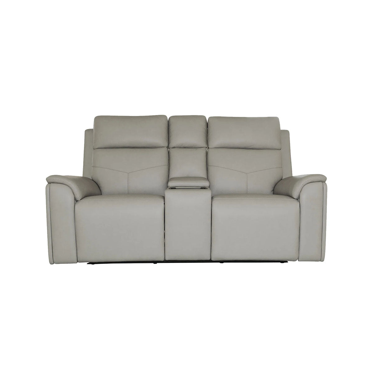 VERNON DOVE LOVESEAT W/ CONSOLE, POWER HEADREST, LUMBAR, HEAT & MASSAGE