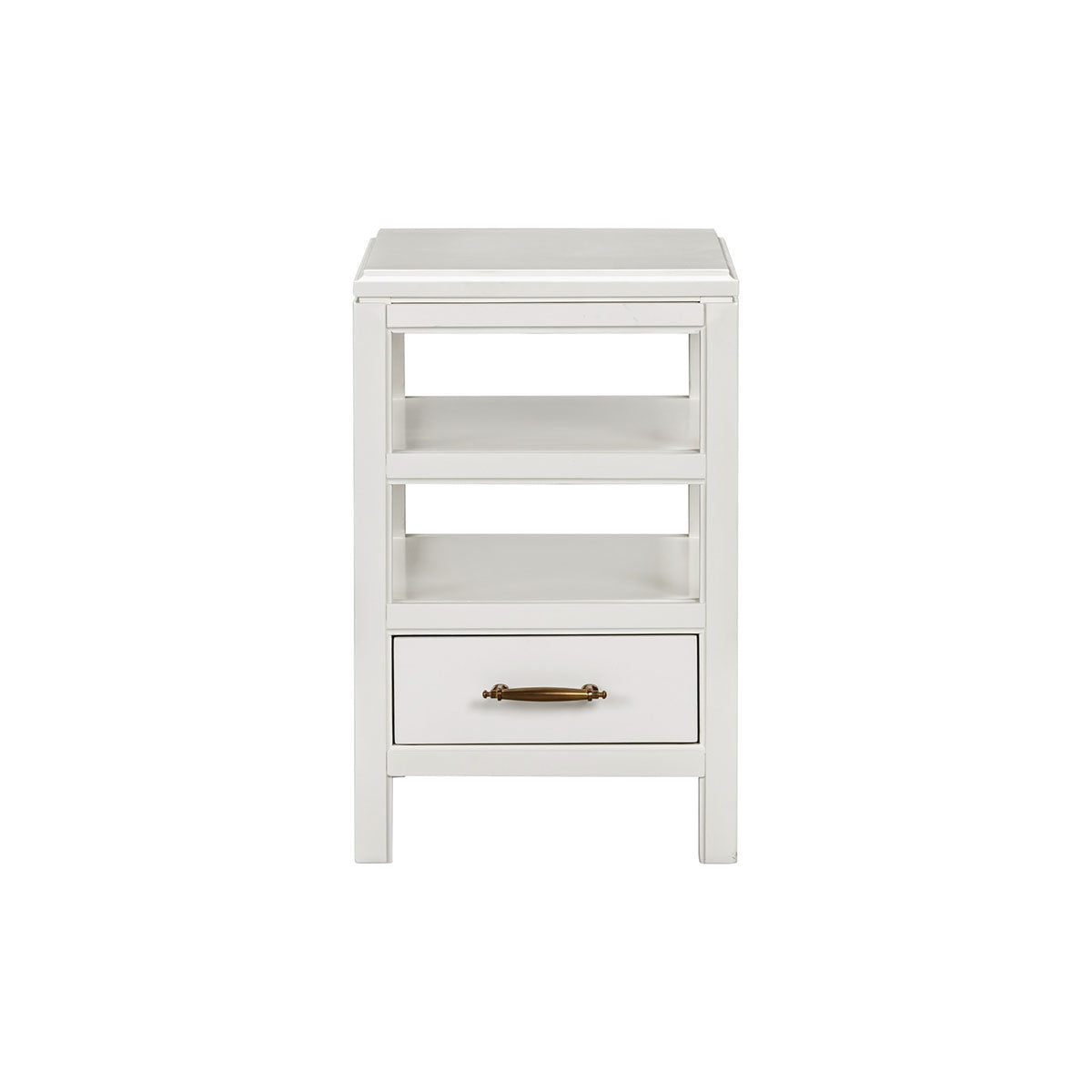 ALEXANDER WHITE CHAIRSIDE TABLE