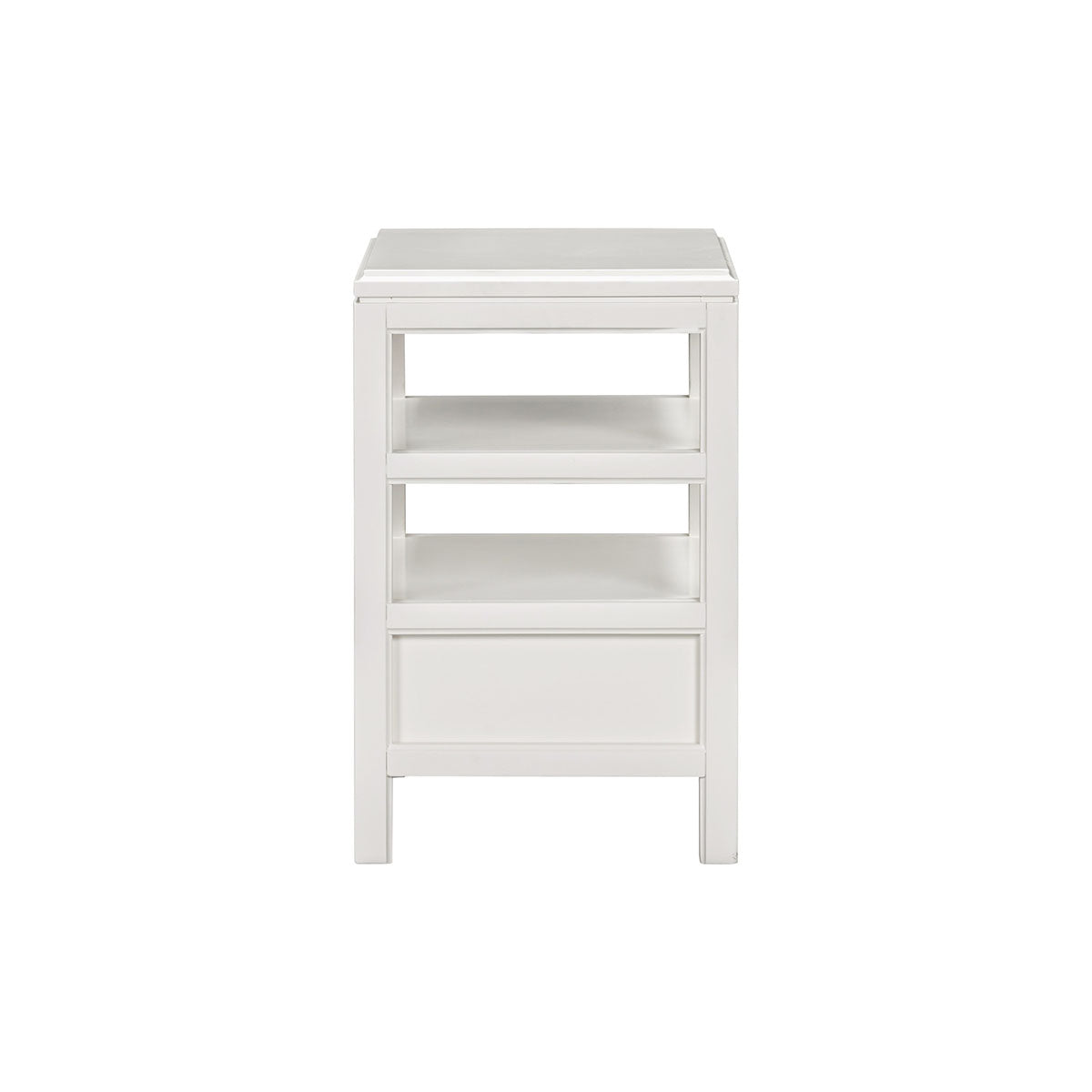 ALEXANDER WHITE CHAIRSIDE TABLE
