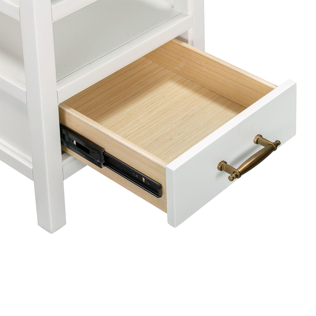 ALEXANDER WHITE CHAIRSIDE TABLE