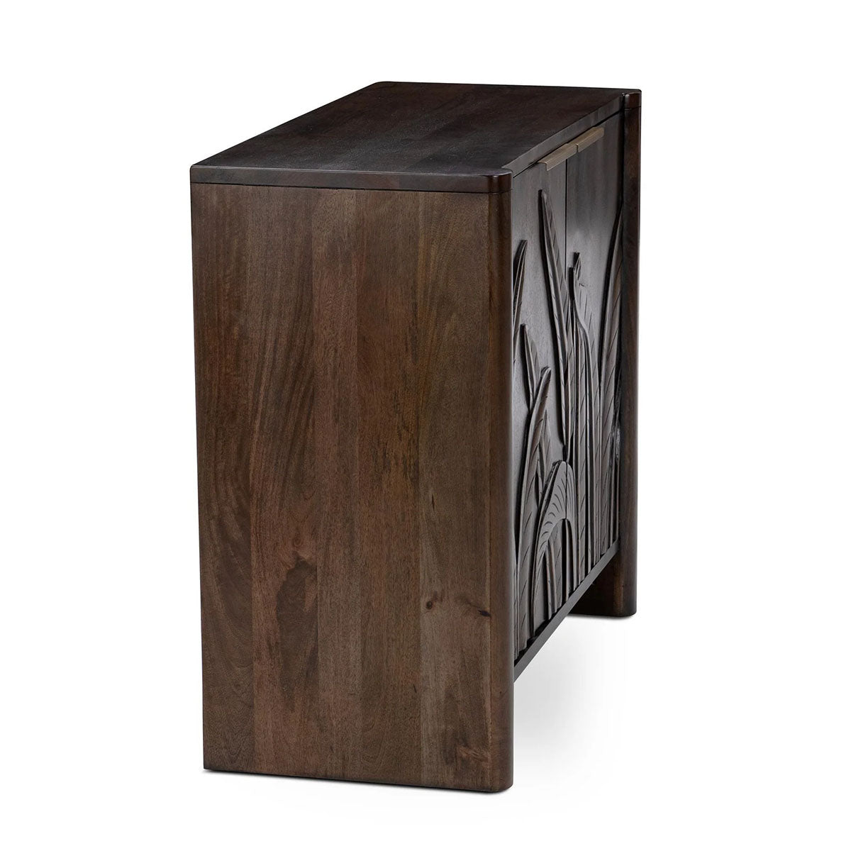 LEDRO BROWN TWO DOOR CABINET