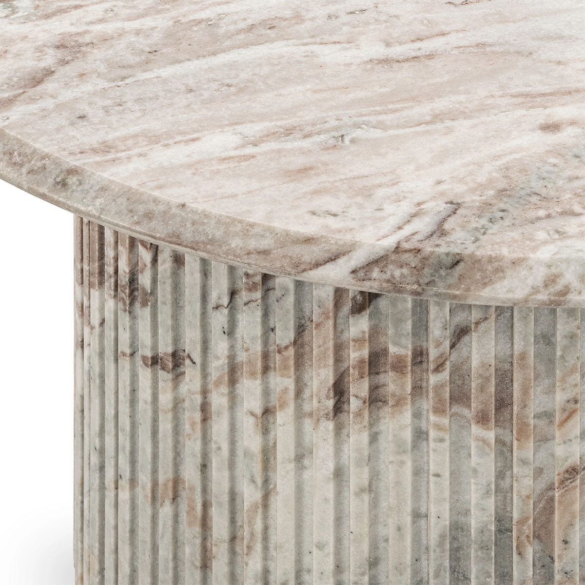 NORDENS MARBLE ROUND COFFEE TABLE