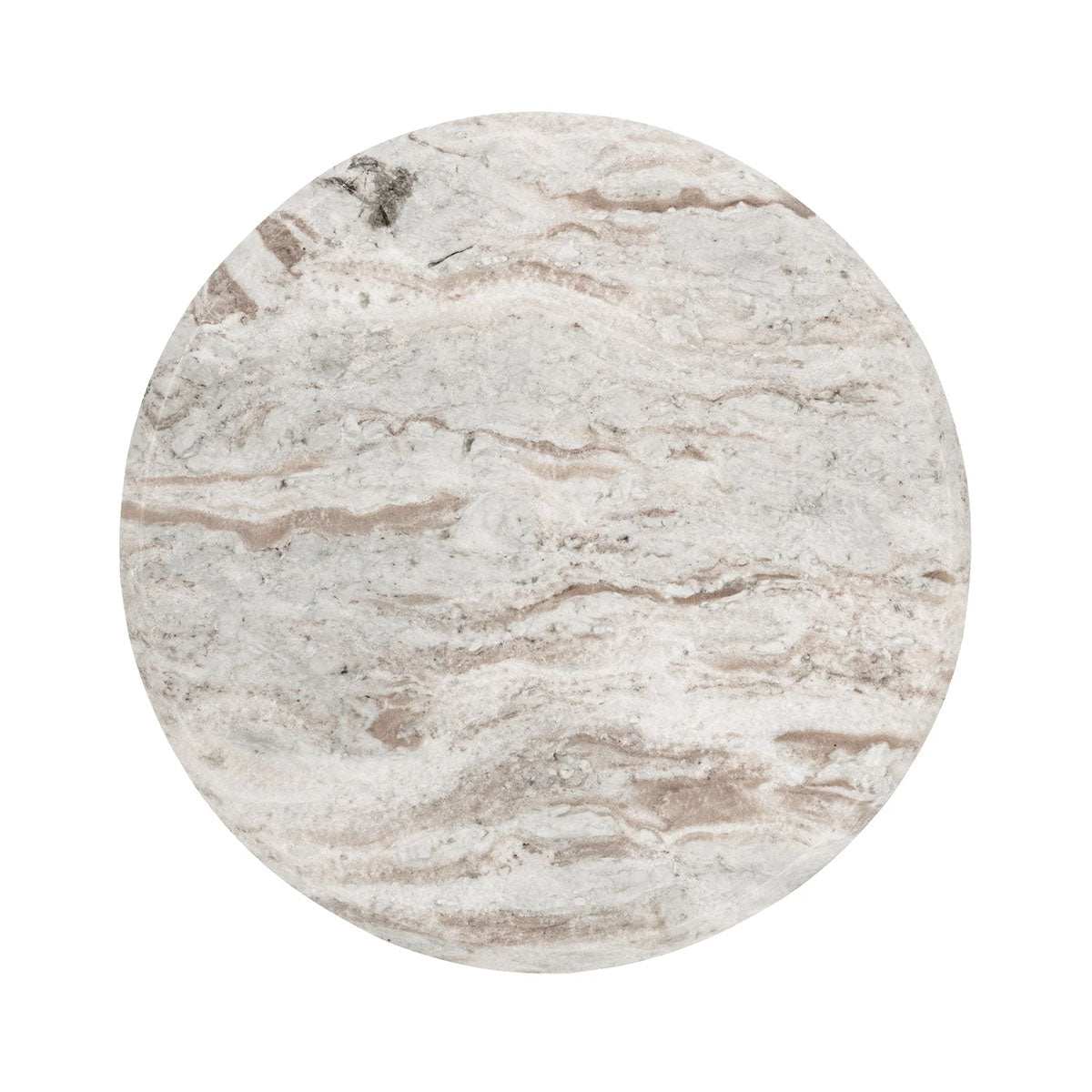 NORDENS MARBLE ROUND END TABLE