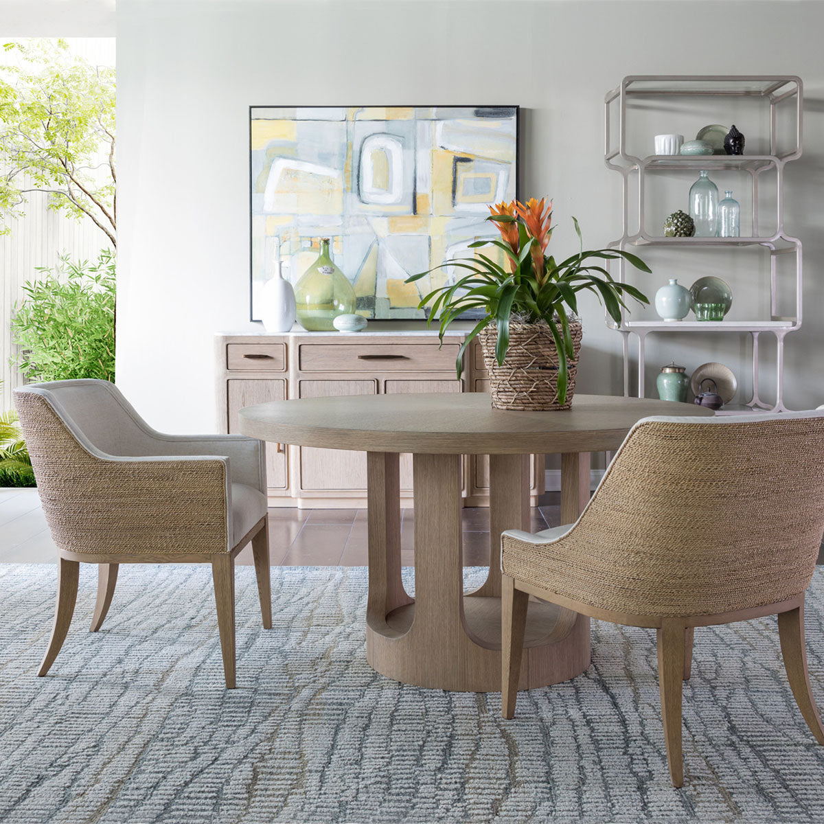SIMPATICO 5 PIECE ROUND DINING SET