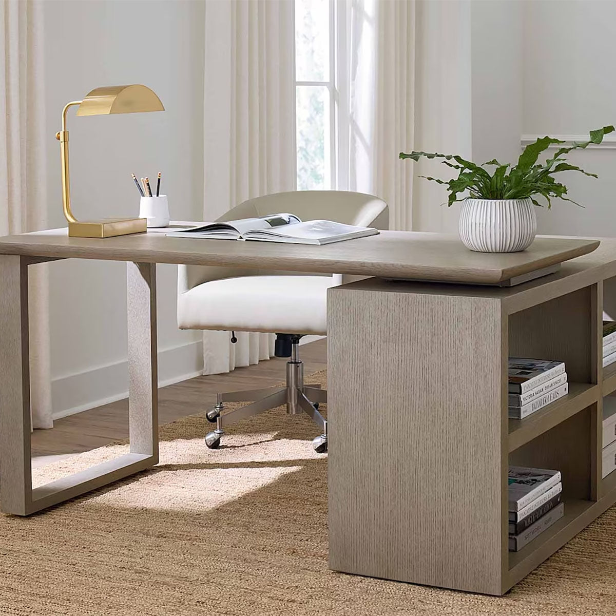 HOMEWORK GREYSTONE L-SHAPED DESK