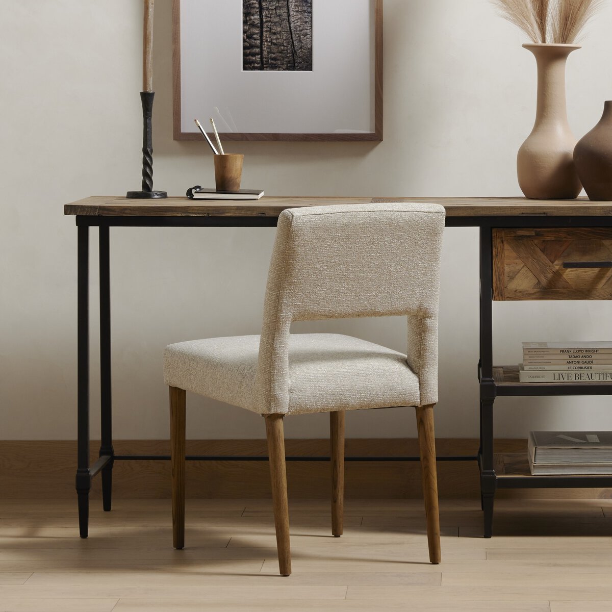 JOSEPH DINING CHAIR IN LIGHT CAMEL
