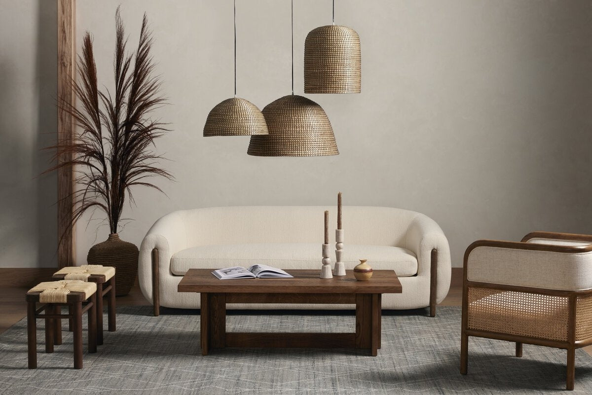 LYLA SOFA IN KERBEY IVORY