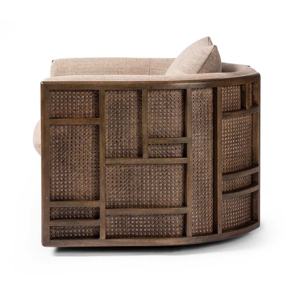 JUNE SWIVEL CHAIR IN FAWN