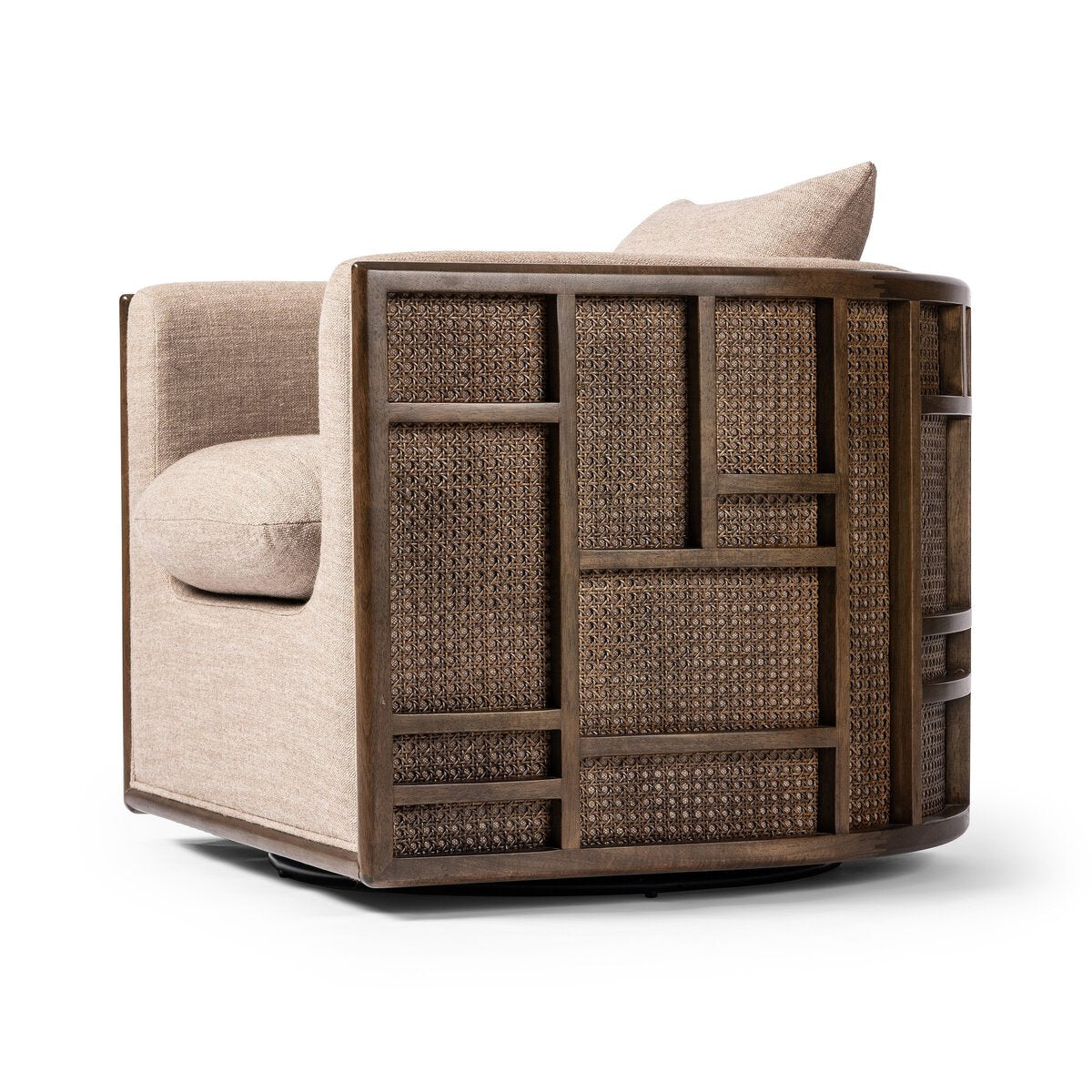 JUNE SWIVEL CHAIR IN FAWN