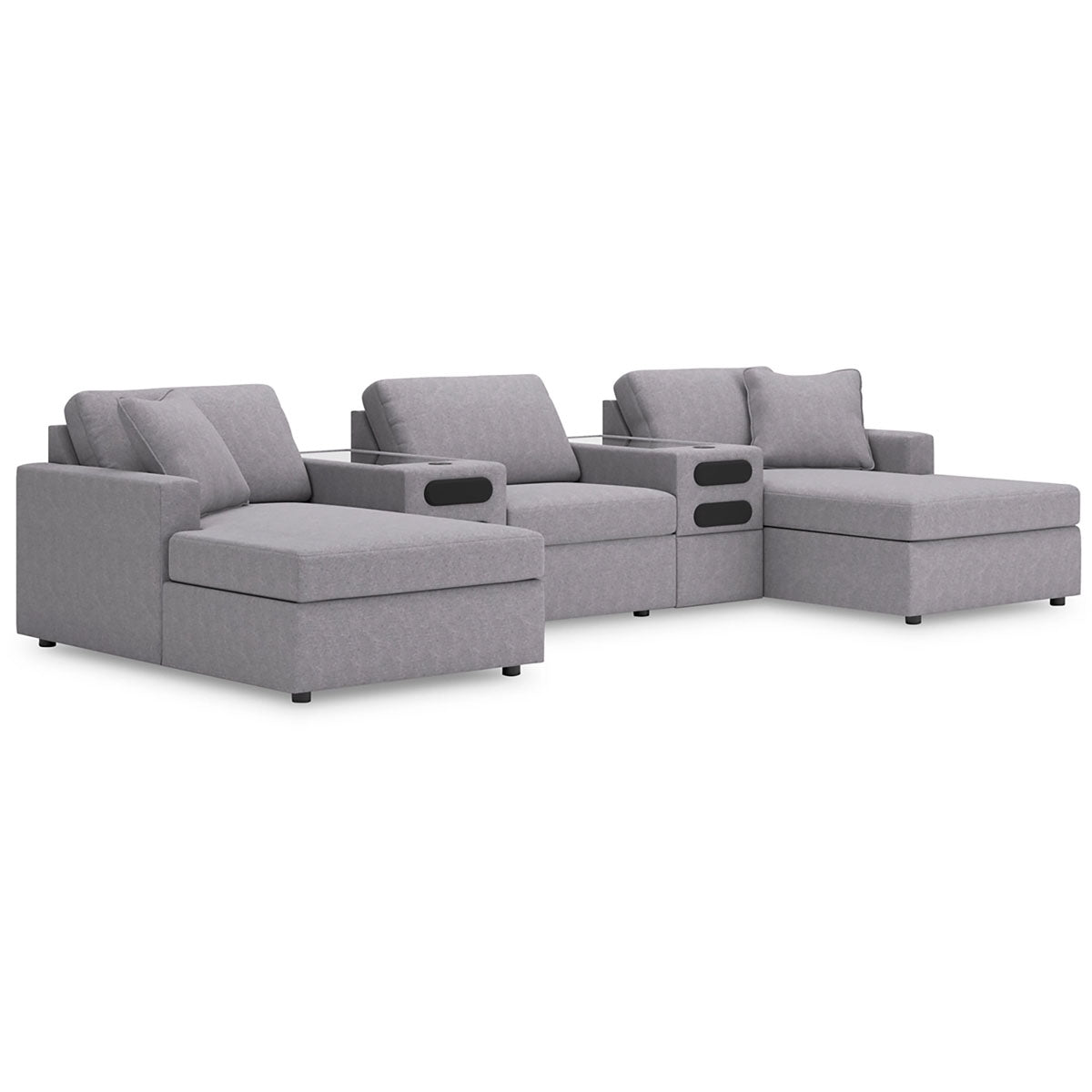 MODMAX 5PC SECTIONAL IN GRANITE