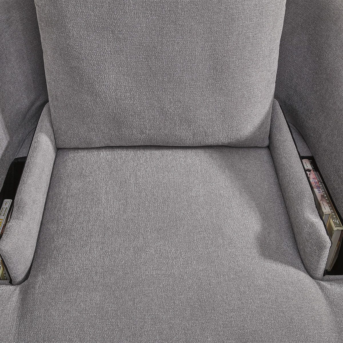 MODMAX SWIVEL GLIDER RECLINER IN GRANITE