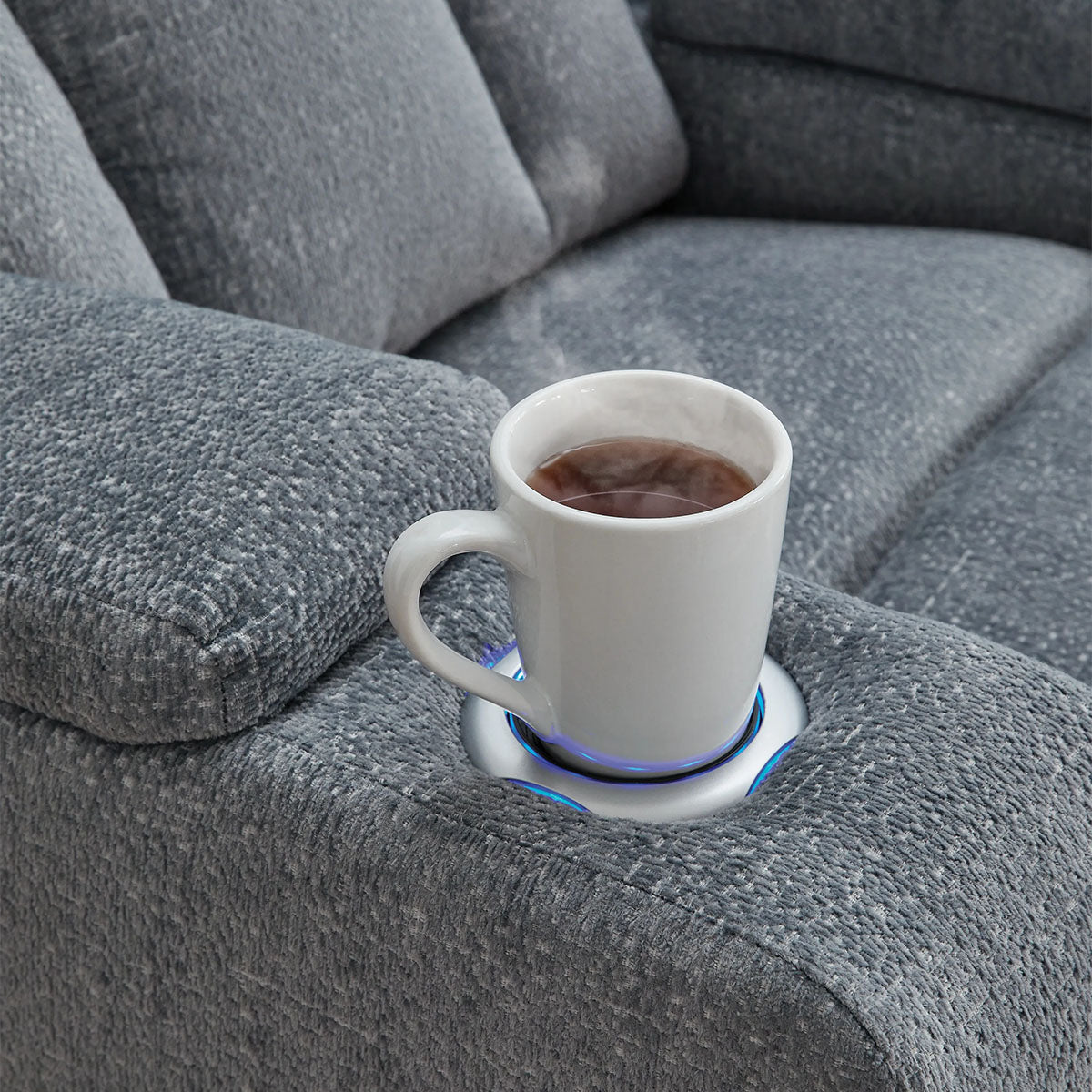 STUDIO CAVE NUVELLA LOVESEAT W/ CONSOLE