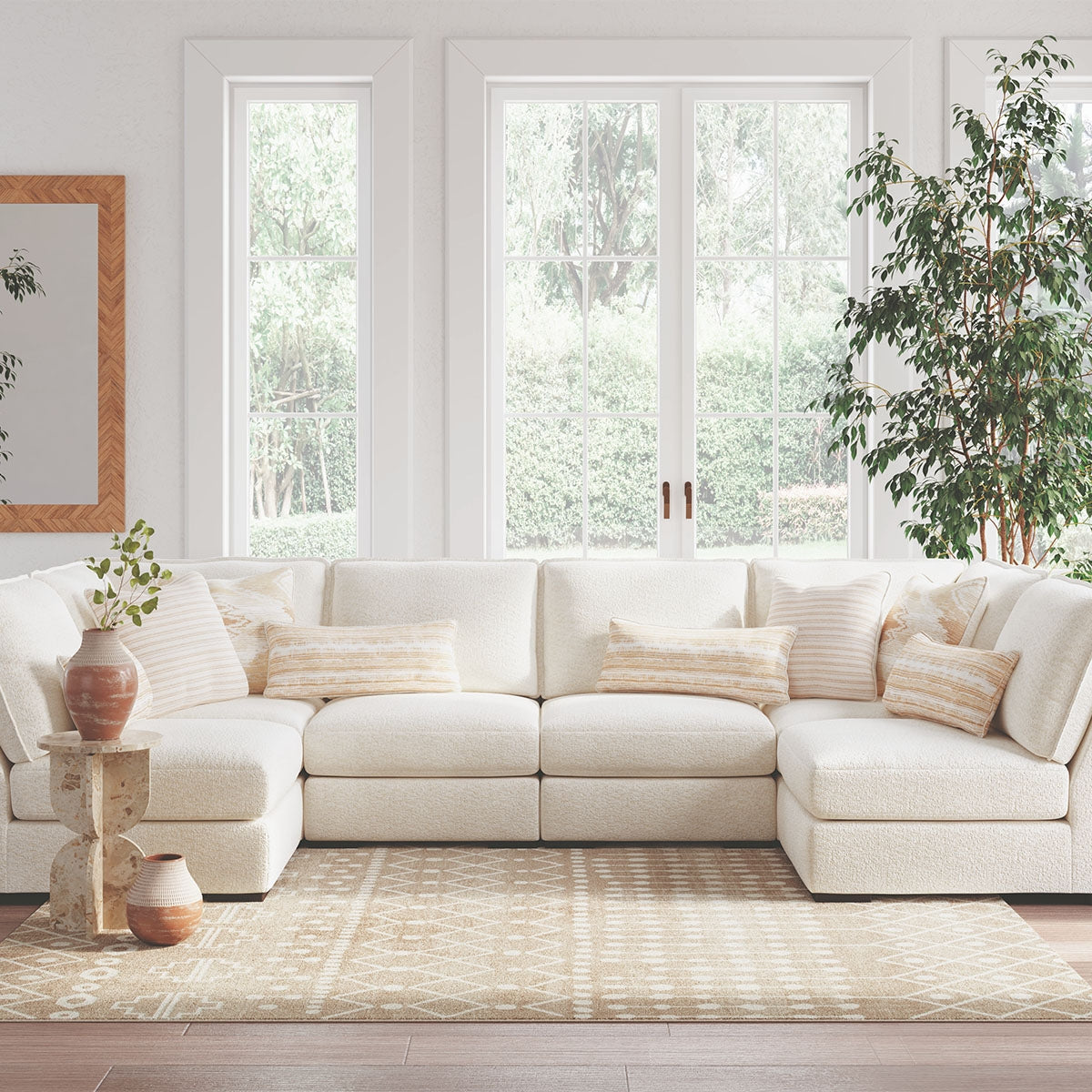DONELSON 6PC SECTIONAL