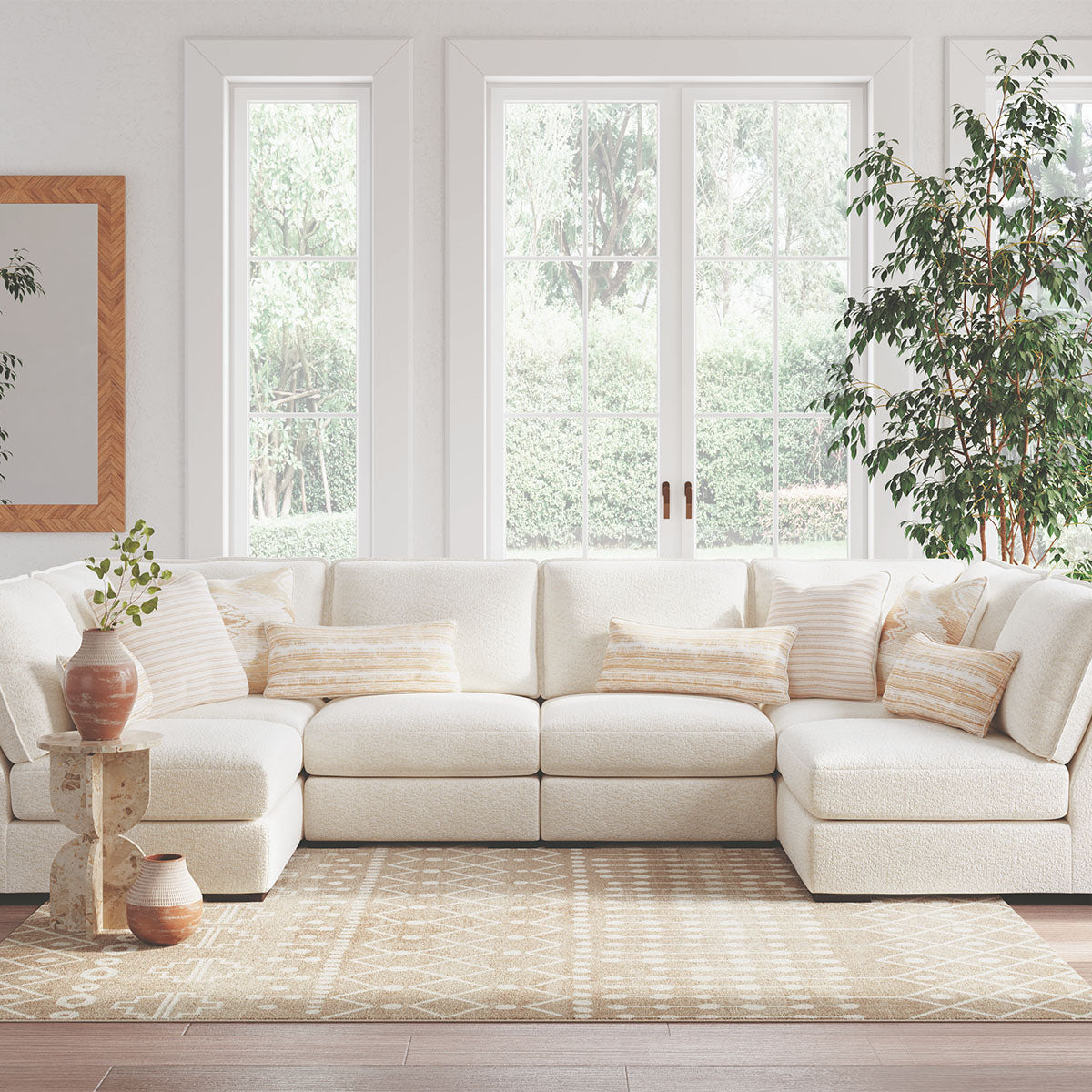 DONELSON 6PC SECTIONAL