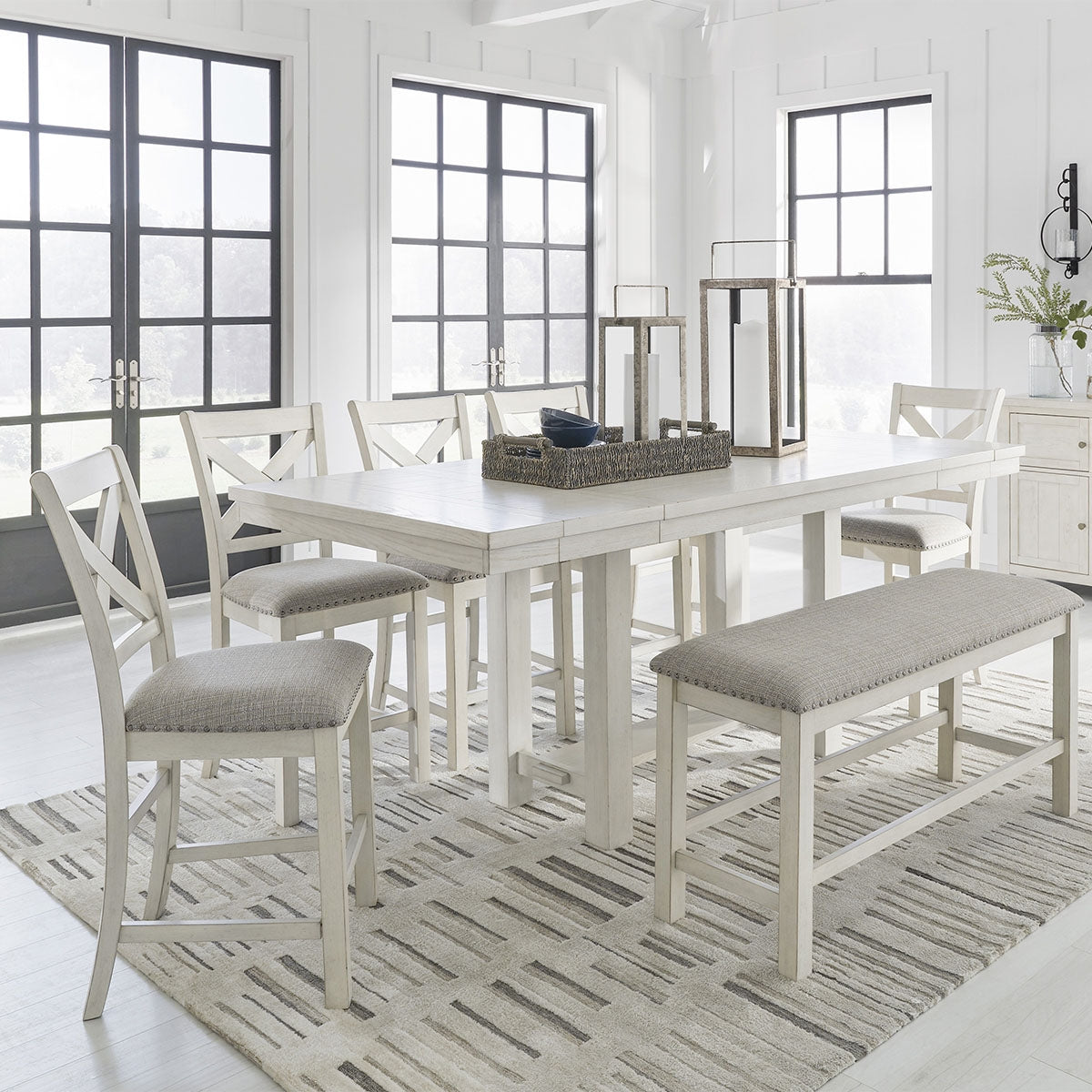 ROBBINSDALE 7-PIECE COUNTER DINING SET