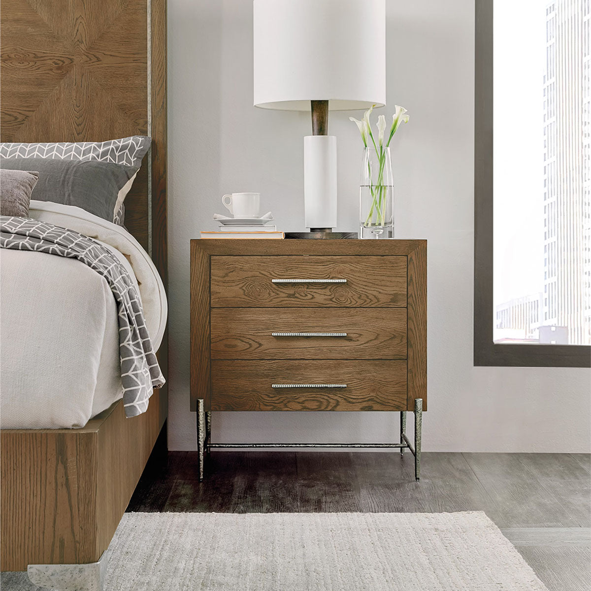 Chapman 3 Drawer Nightstand