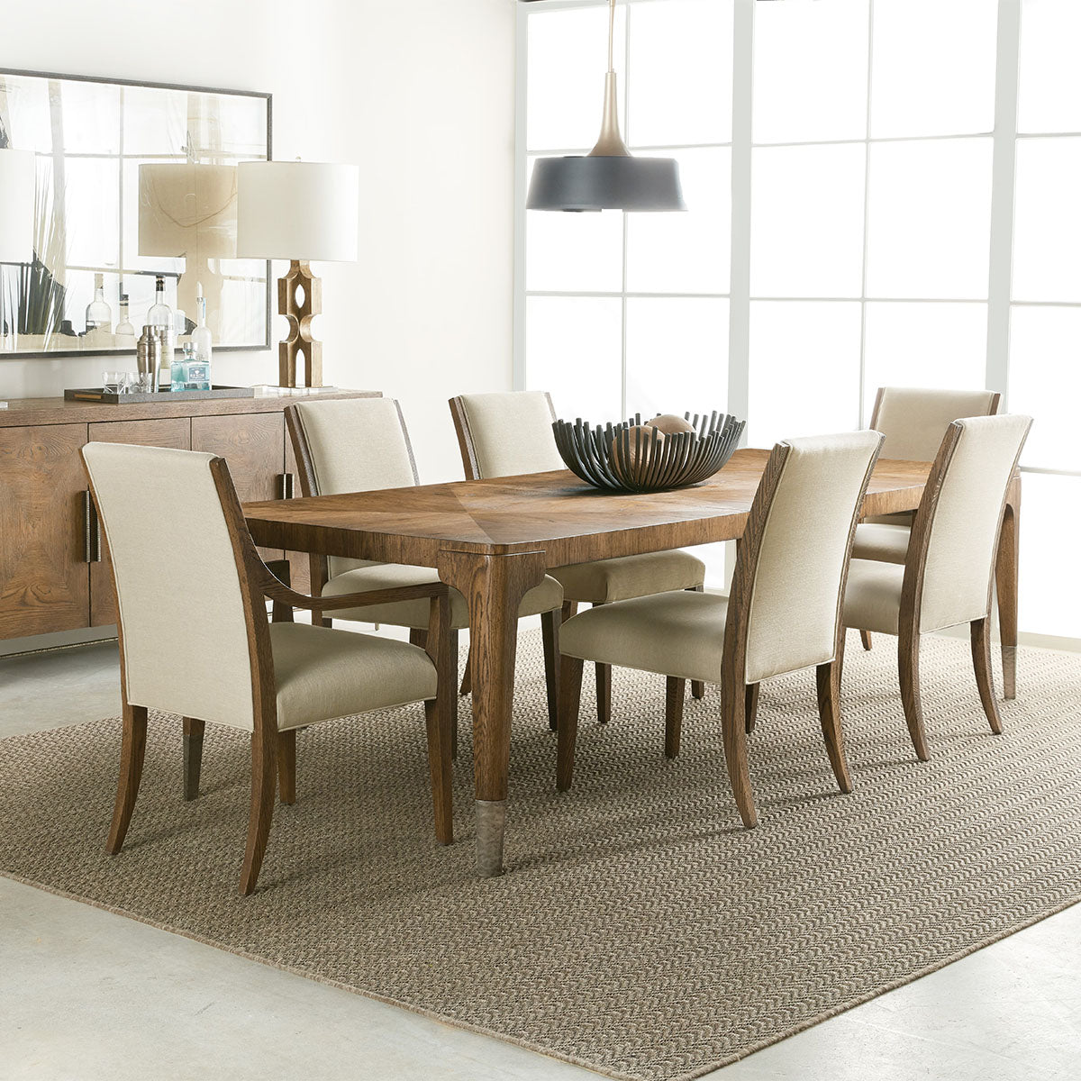 CHAPMAN DINING LEG TABLE W/ 24"LEAF