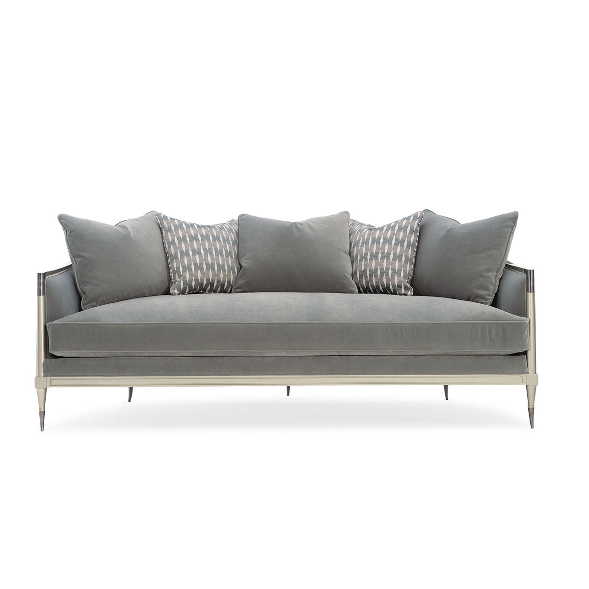 SPLASH OF FLASH SOFA W/ FIVE PILLOWS