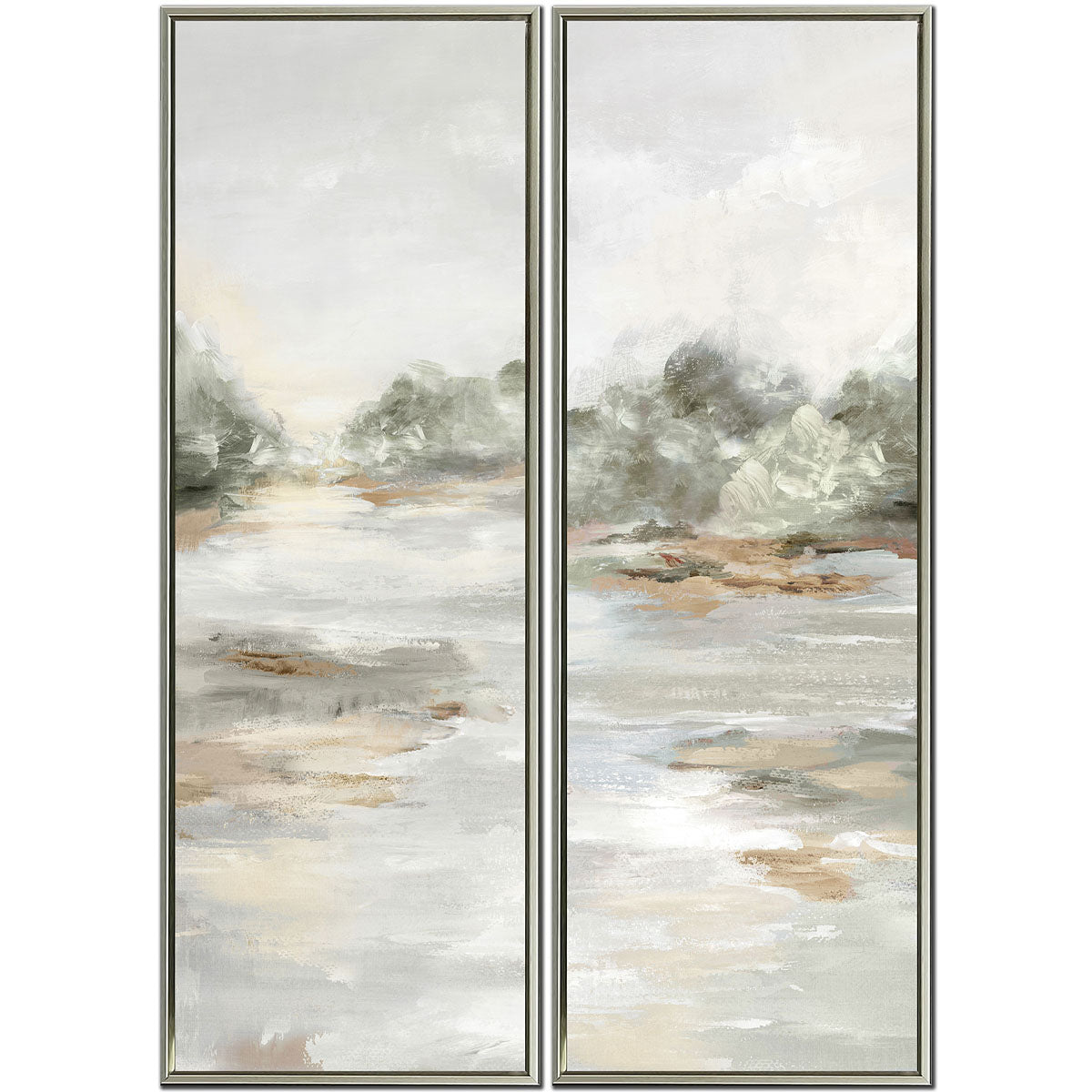 PASTEL MEADOWS S/2 CANVAS ART