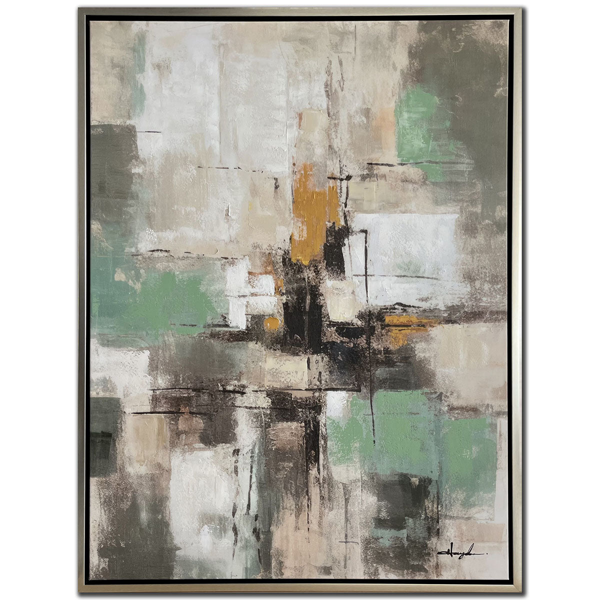 TOUCH OF GREEN CANVAS ART