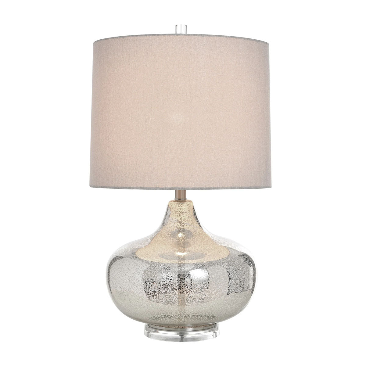 Antique Mercury Glass Table Lamp