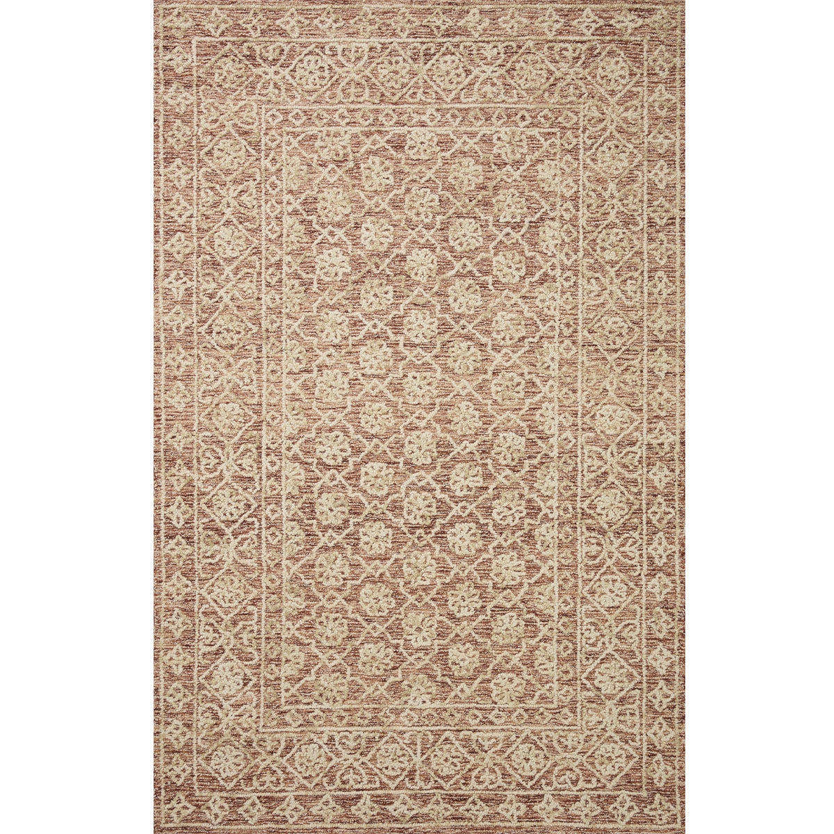 CECELIA 1 RUST NATURAL RUG
