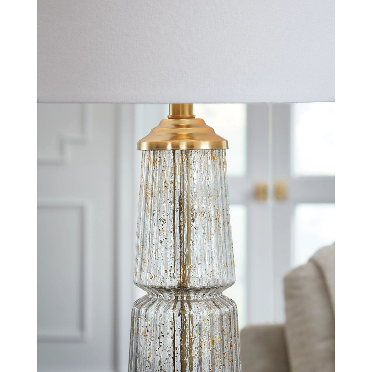 Bakersboro Gold Accent Glass Table Lamp