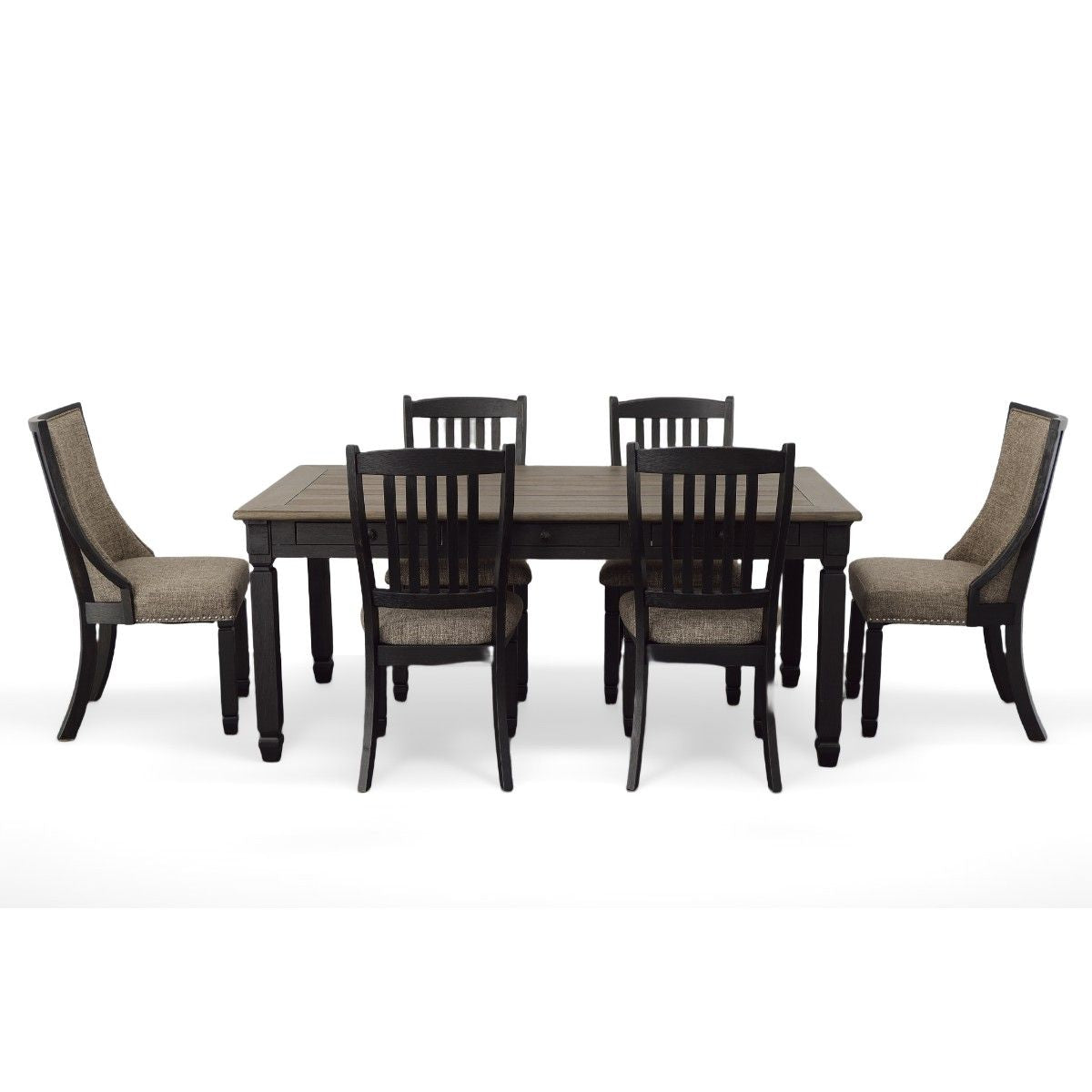 Antiquity Grey 7 Piece Dining Room Set