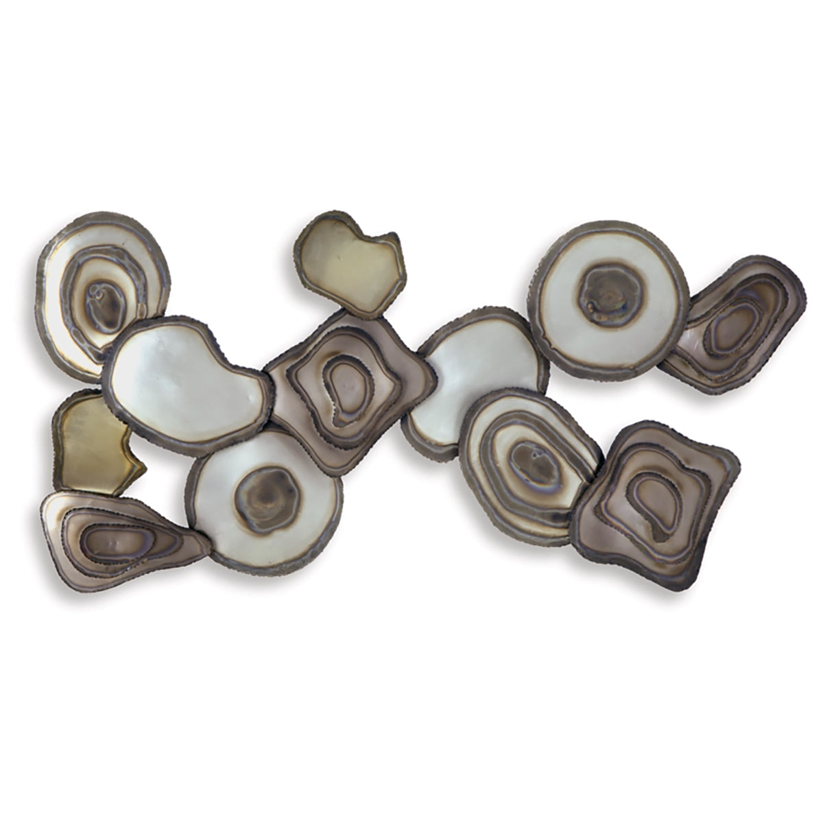 WORTHMAN MTL CIRCULAR WALL ART