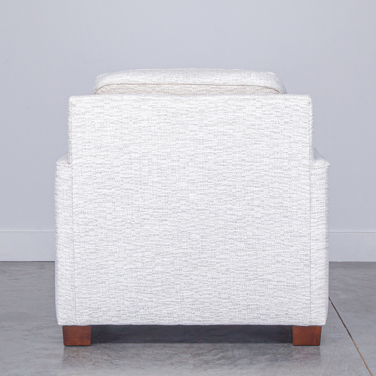 NOLA WHITE ACCENT CHAIR W/FRKIT