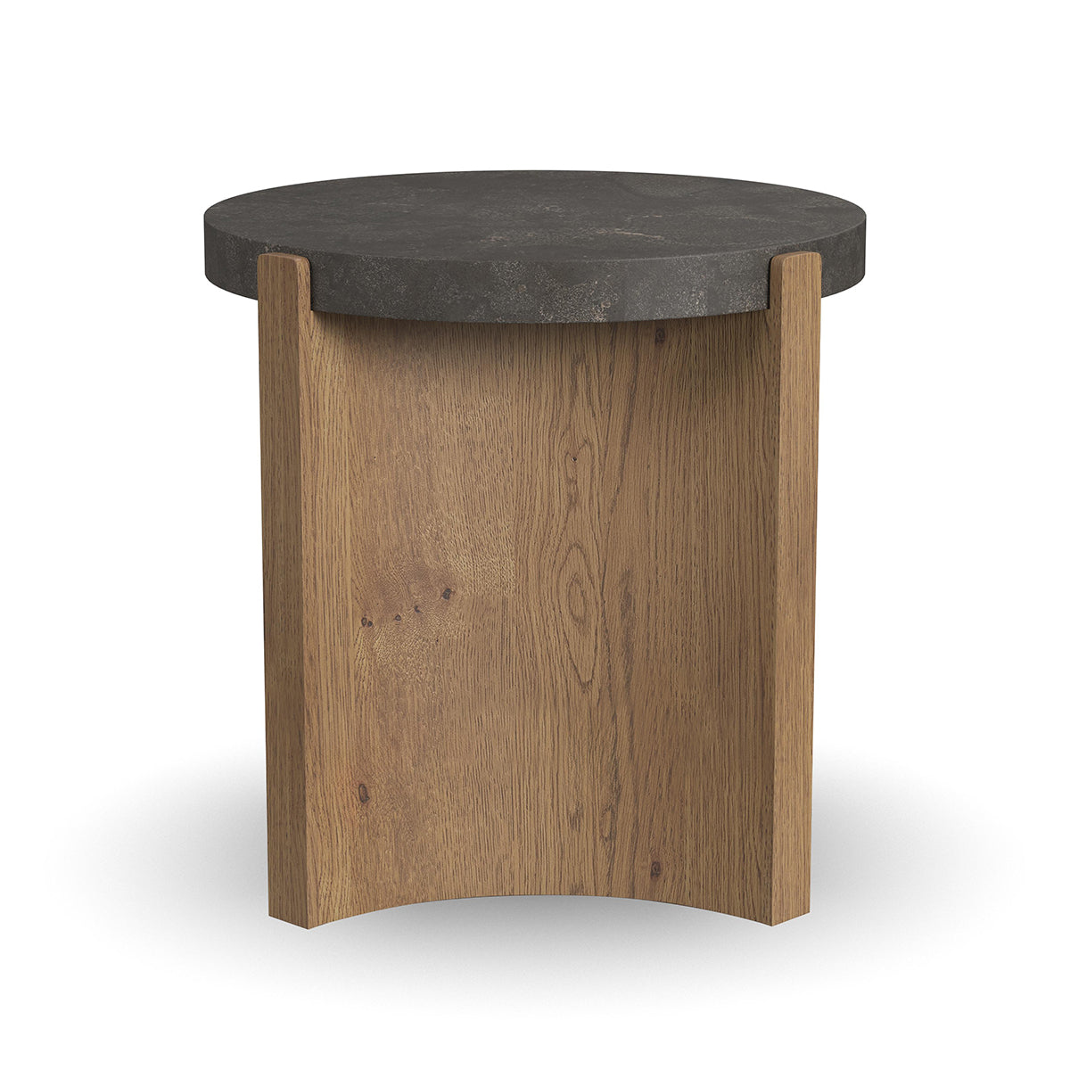 ECLIPSE ROUND END TABLE BLUE STONE
