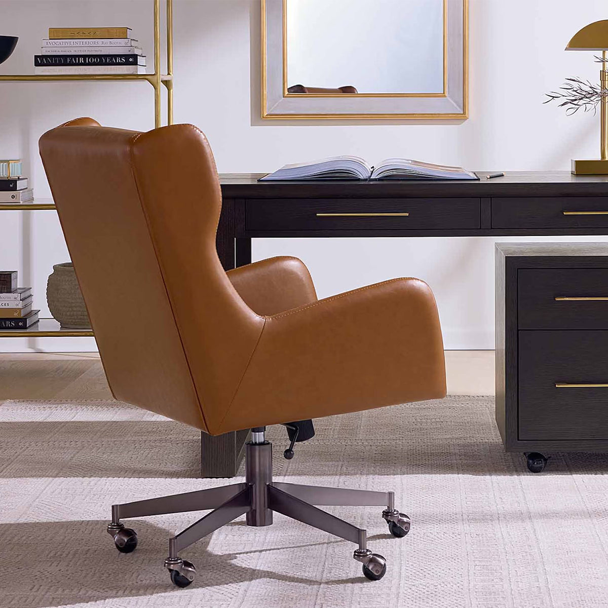 LINCOLN SADDLE OFFICE CHAIR