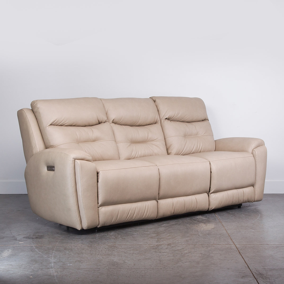 REEVES POWER SOFA WITH POWER HEADREST AND LUMBAR